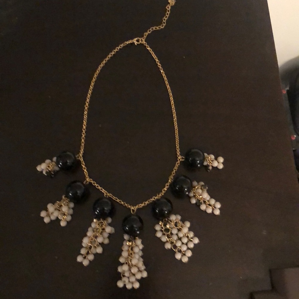 Statement necklace.